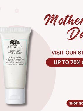 ORIGINS Out Of Trouble 10 Minute Moisture Mask  0.5 OZ